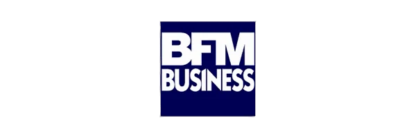 Logo BFM Business, média ayant parlé de Beamble